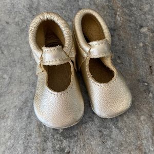 Freshly Picked Soft Sole Mary Jane Moccasins Platinum